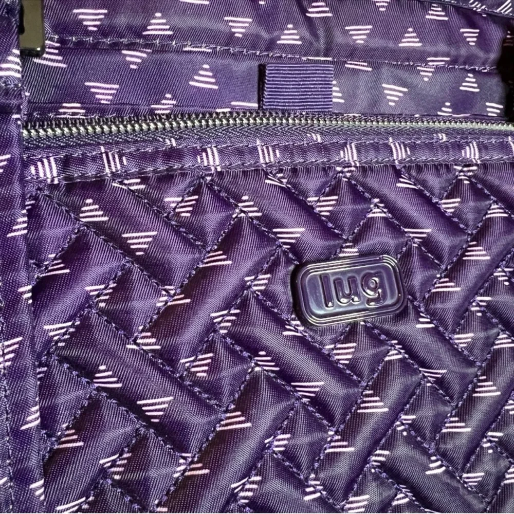 New Lug Cabby RFID Tote In Triangle Concord Purple